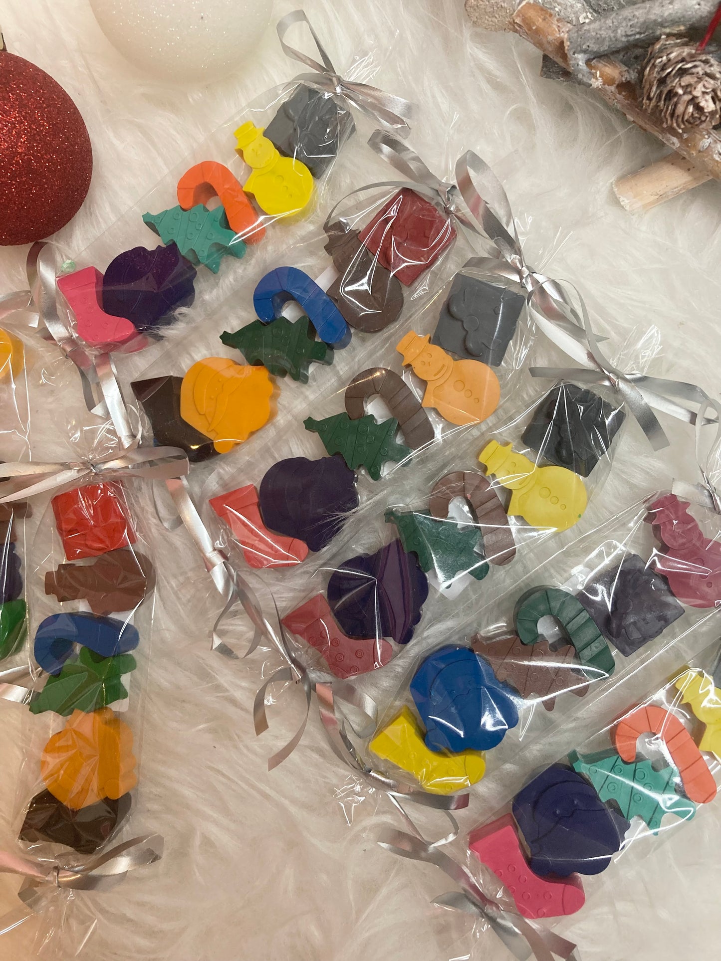 Christmas shaped crayons