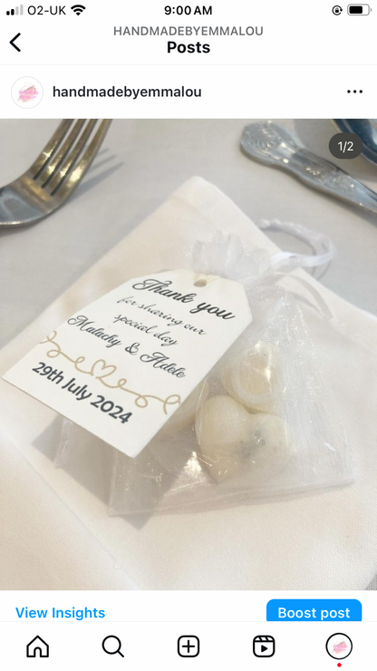 Mr & Mrs Wedding Favours