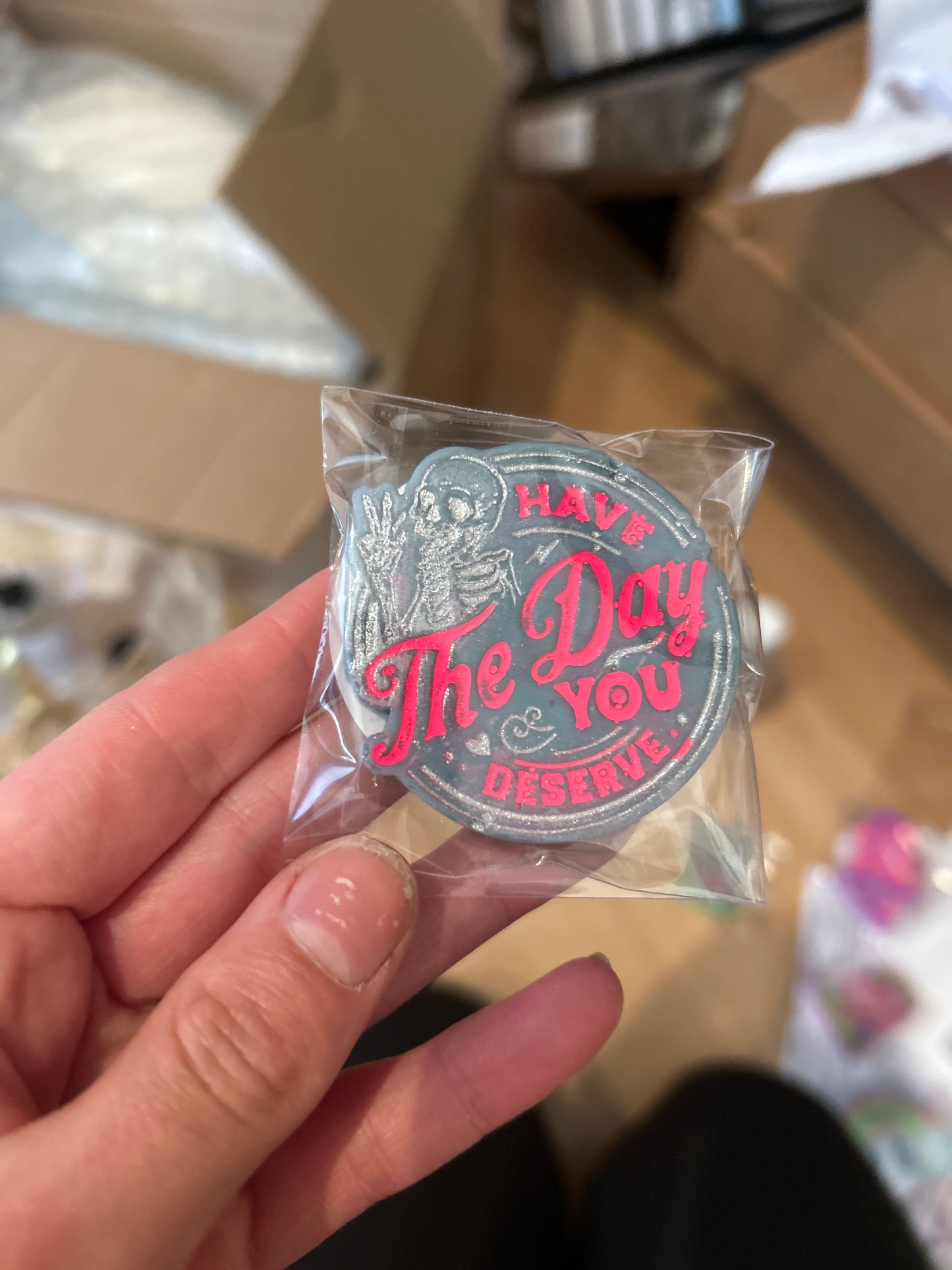 Have the day you deserve wax melt