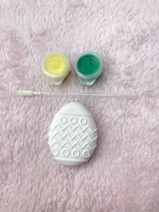 Paint your own mini shaped Easter egg